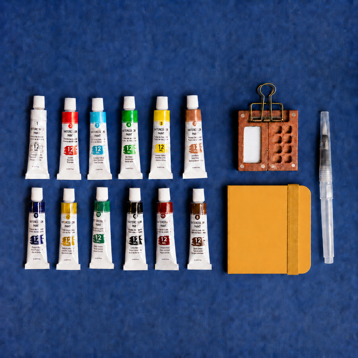 Kit mini paleta de acuarela