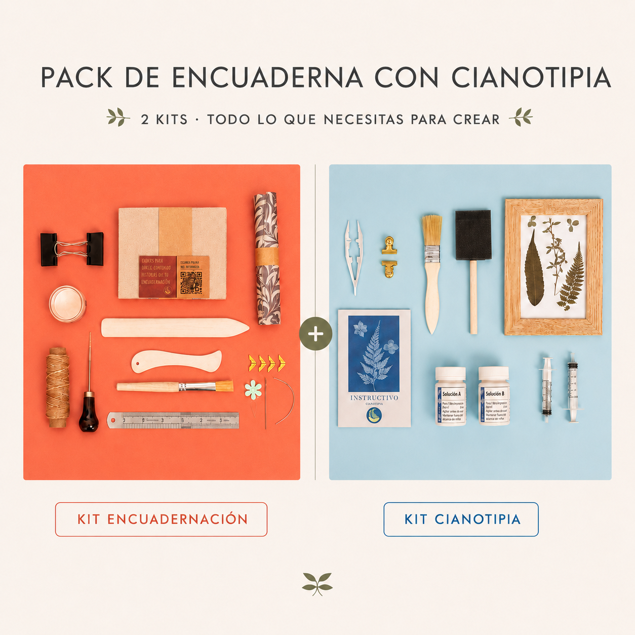 Pack Encuaderna con Cianotipia