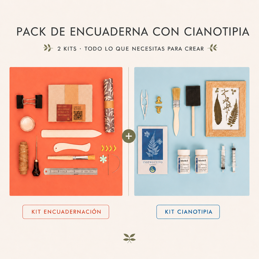 Pack Encuaderna con Cianotipia