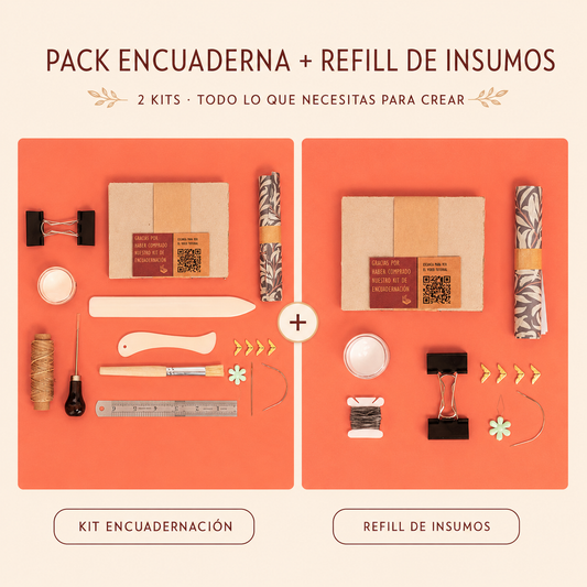 Pack Encuaderna + Refill de Insumos