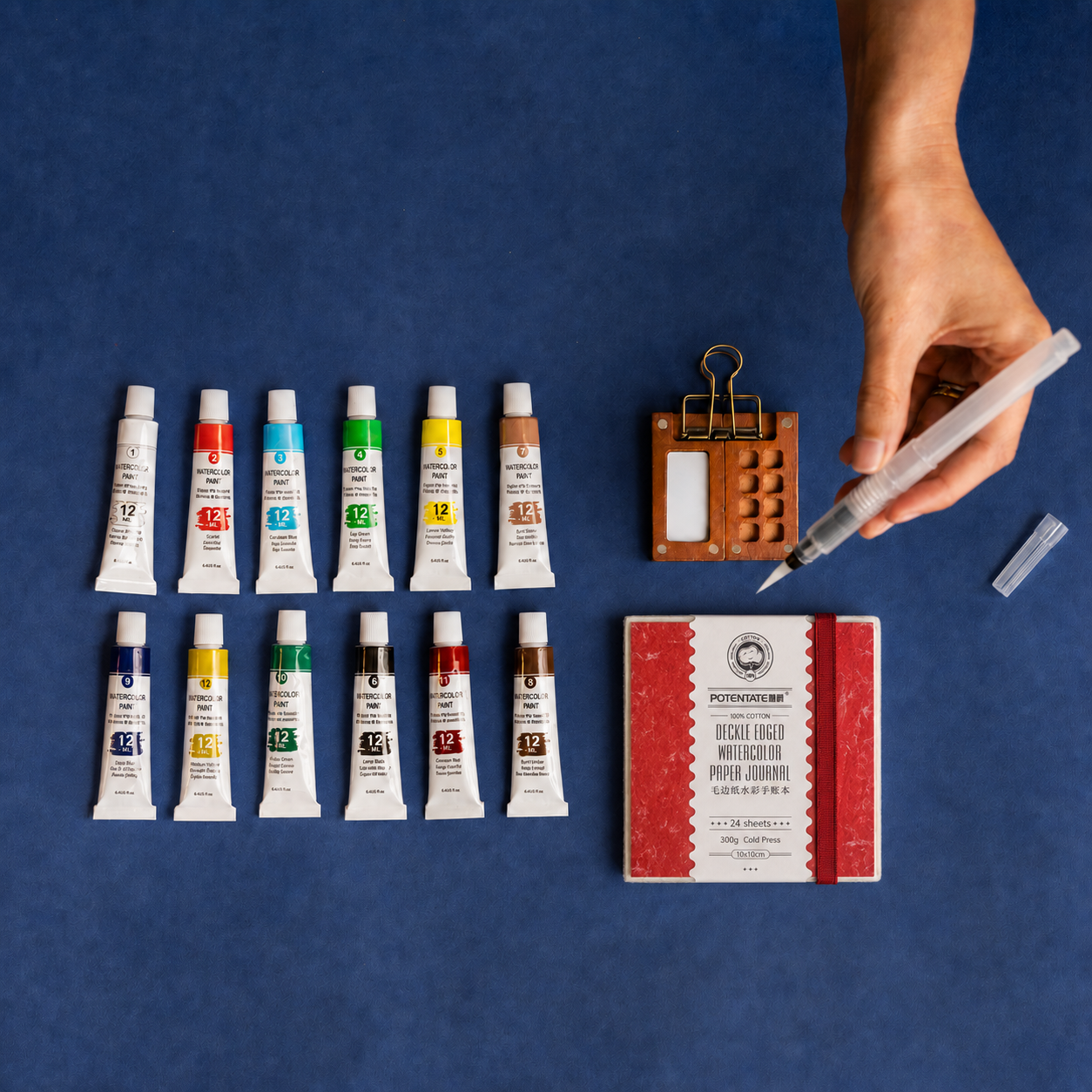 Kit mini paleta de acuarela