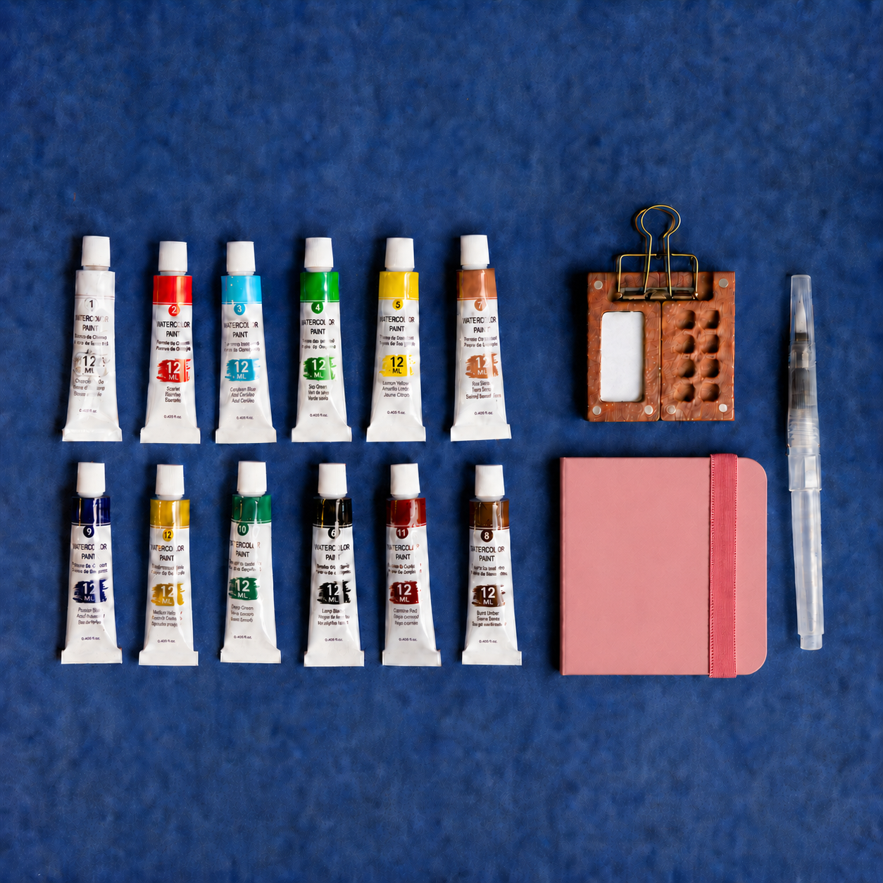 Kit mini paleta de acuarela