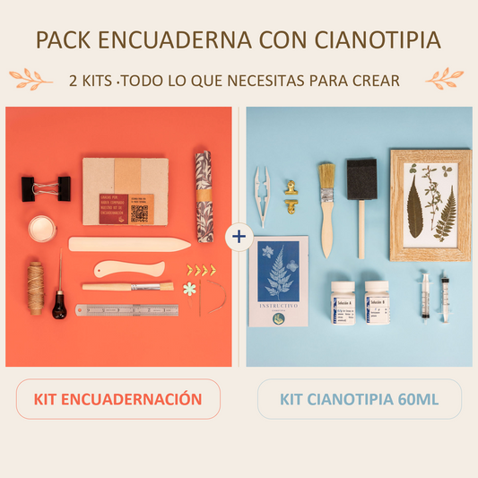 Pack Encuaderna con Cianotipia