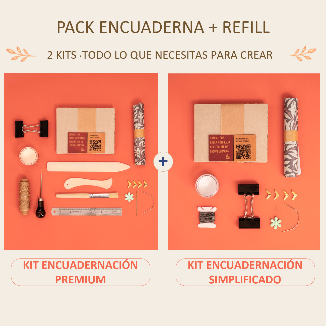 Pack Encuaderna + Refill de Insumos