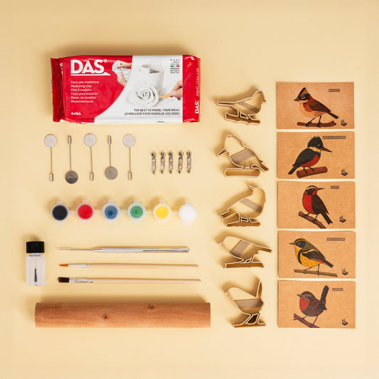 Kit de prendedores de pájaro chileno